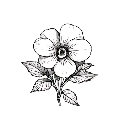 honey glass filled, African violets, tattoo design idea