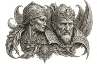 God And Destiny Rise tattoo design idea