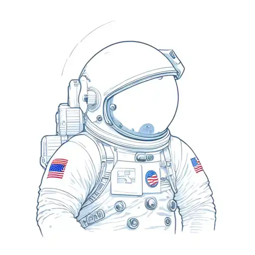 nasa astronauts tattoo design idea