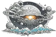 comet 💫 tattoo design idea