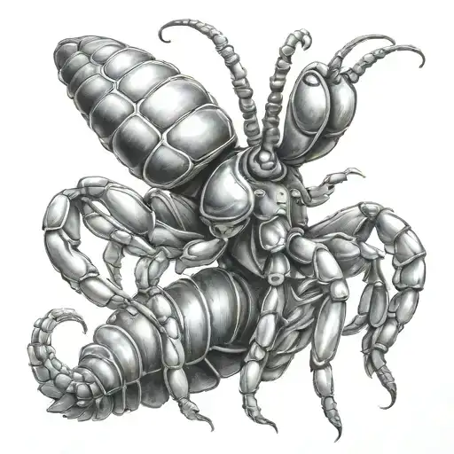 mantis shrimp tattoo design idea