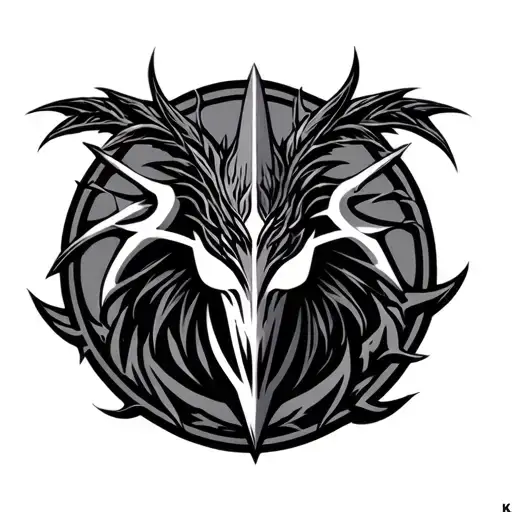 kali linux logo tattoo design idea
