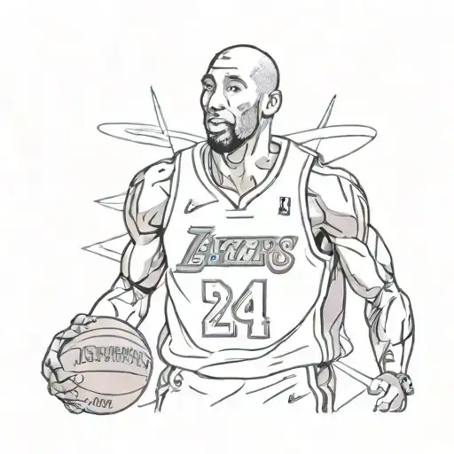 kobe bryant black mamba tattoo design idea