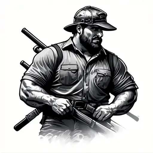 Lineman tattoo design idea