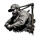 Lineman tattoo design idea