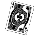 poker cards the numbers 420  tattoo design idea