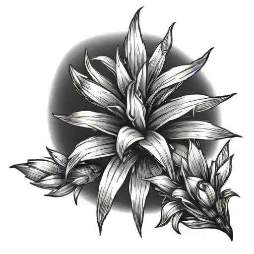 Yucca tattoo design idea