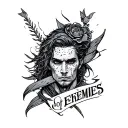 winner of enemies  tattoo design idea