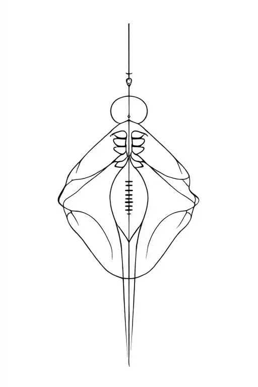 ego death tattoo design idea