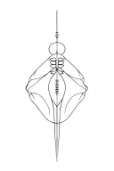 ego death tattoo design idea