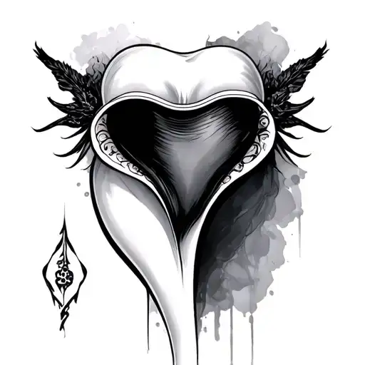 Vagina tattoo design idea