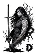 Shoulder: 🌳 Elden Ring (Erdtree + rune)Upper arm: ⚡ Sekiro (silhouette, katana, prosthetic, lightning)Mid arm: 🔥 D tattoo design idea