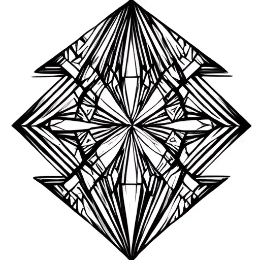 75 anniversary diamond tattoo design idea