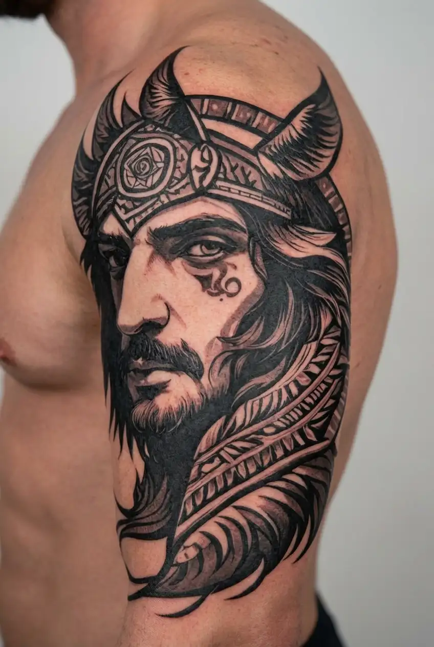 Eduardo, Sagittarius, Tlaxcala tattoo design idea