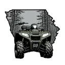Georgia home hunting fishing 4 wheelers side by sides tattoo design idea