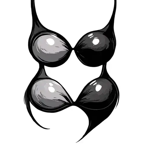 boob tattoo design idea