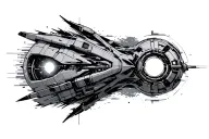 futuristic, cyberpunk, sci-fi, military tattoo design idea