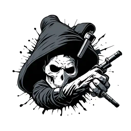 hacker breaking tattoo design idea