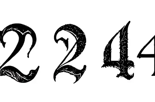 "224" tattoo design idea