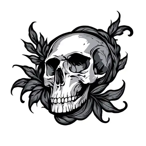 tooled leather tattoo design idea