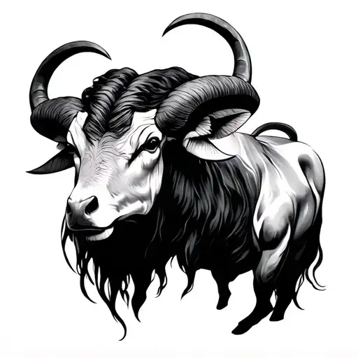 Aries Taurus Cusp tattoo design idea