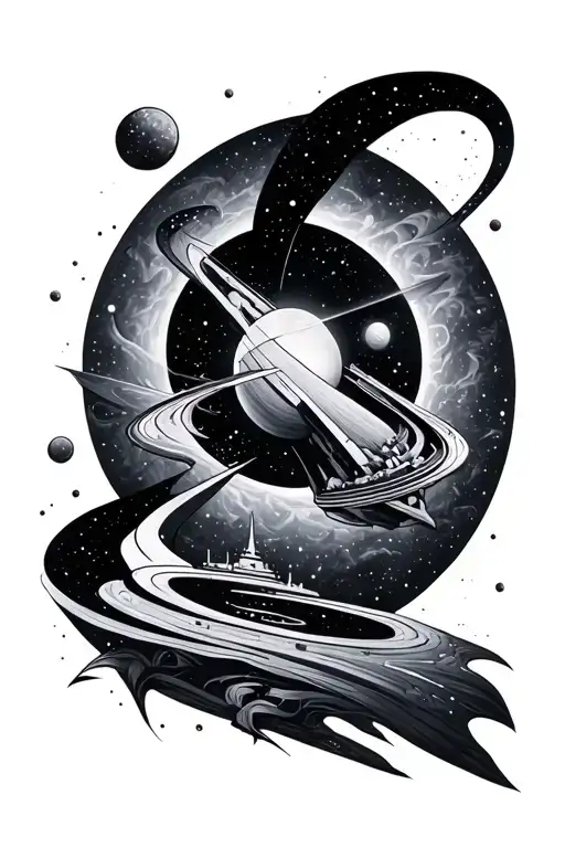 Interstellar tattoo design idea