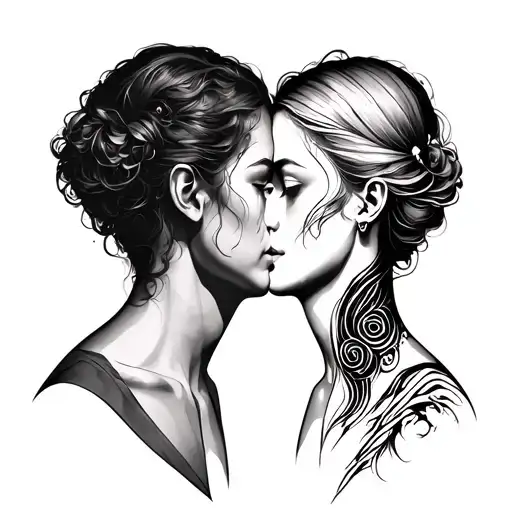 Before & After” Line Tattoo• Meaning: Your growth with each other.• Tattoo Idea: A line evolving from chaos into order tattoo design idea