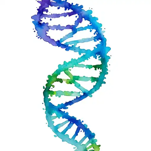 family tree dna helix merging tattoo design idea