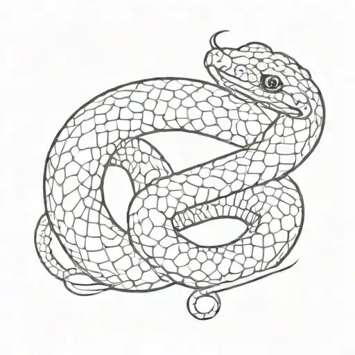 gucci snake tattoo design idea