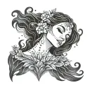 Goddess Morena tattoo design idea