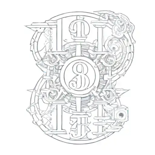 1988 in roman numerals tattoo design idea