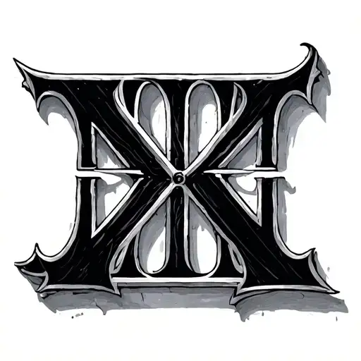 Roman numerals tattoo design idea