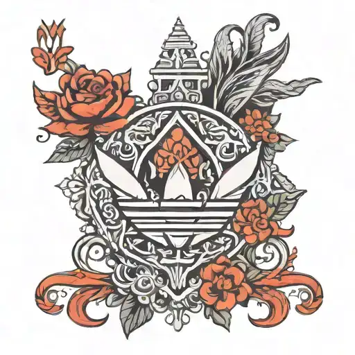 adidas logo tattoo design idea