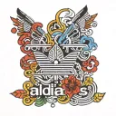 adidas logo tattoo design idea