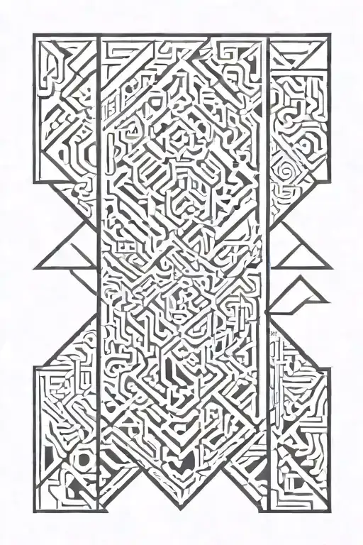 rave tattoo design idea