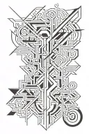 rave tattoo design idea