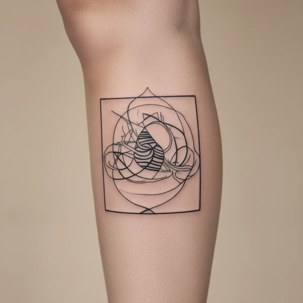 Vulva  tattoo design idea