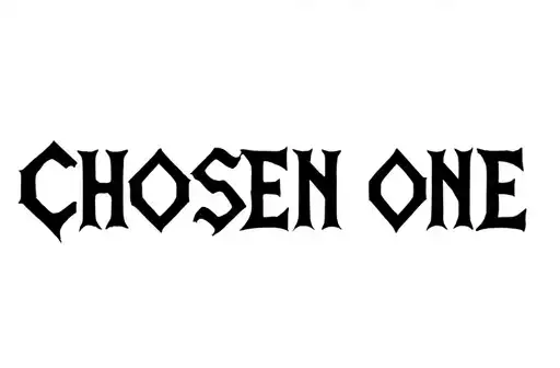 "Chosen One" tattoo design idea