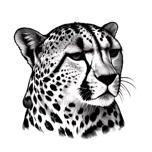 Cheetah Print tattoo design idea