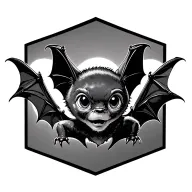 little bat flying tattoo design idea