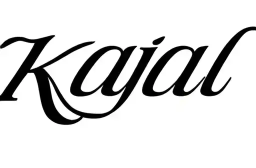 "Kajal" tattoo design idea