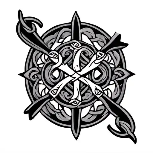 Symbols Family Celtic tattoo design idea