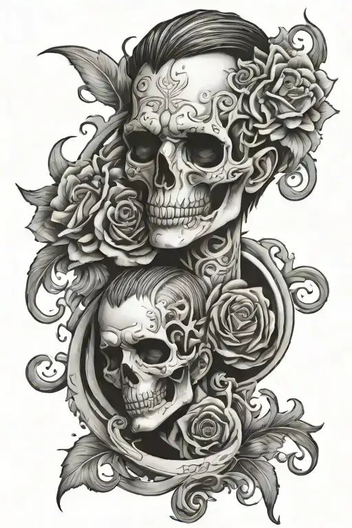 lost soul tattoo design idea