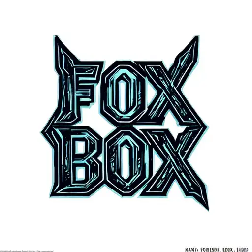 "Fox Box" "Fox Box" "Fox Box" Mechanical Fox Box logo tattoo design idea