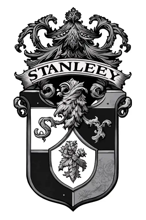 Stanley family crest tattoo design idea