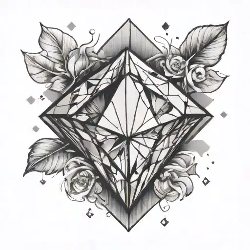 Diamond In The Rough tattoo design idea