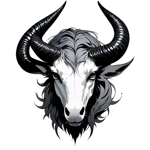 Capricorn Japanese tattoo design idea