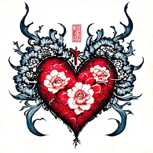 open heart tattoo tattoo design idea