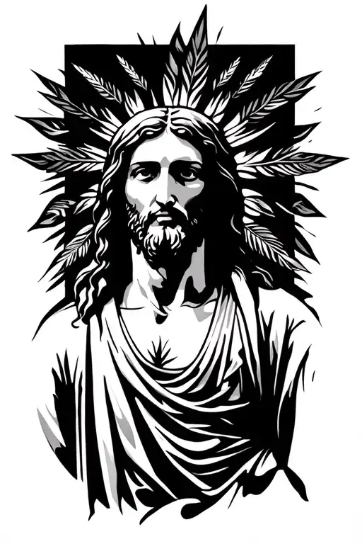 jesus statue brazil tattoo design idea