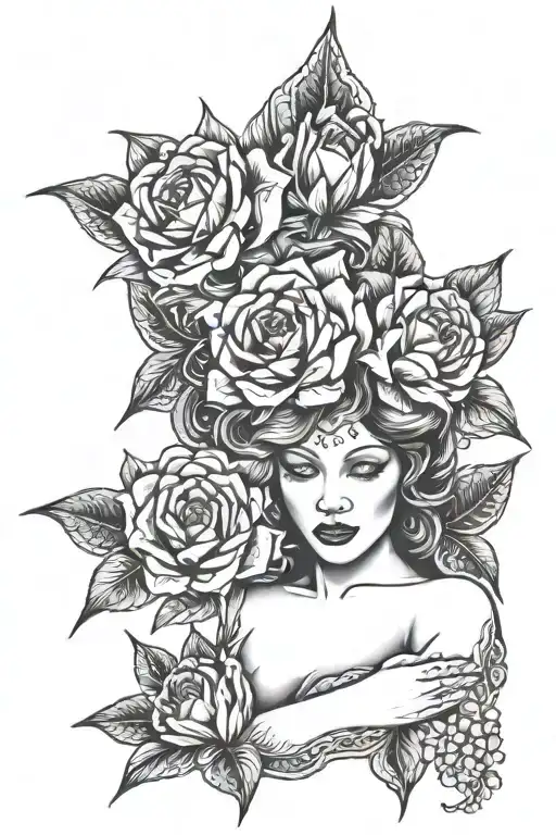 massage tattoo design idea